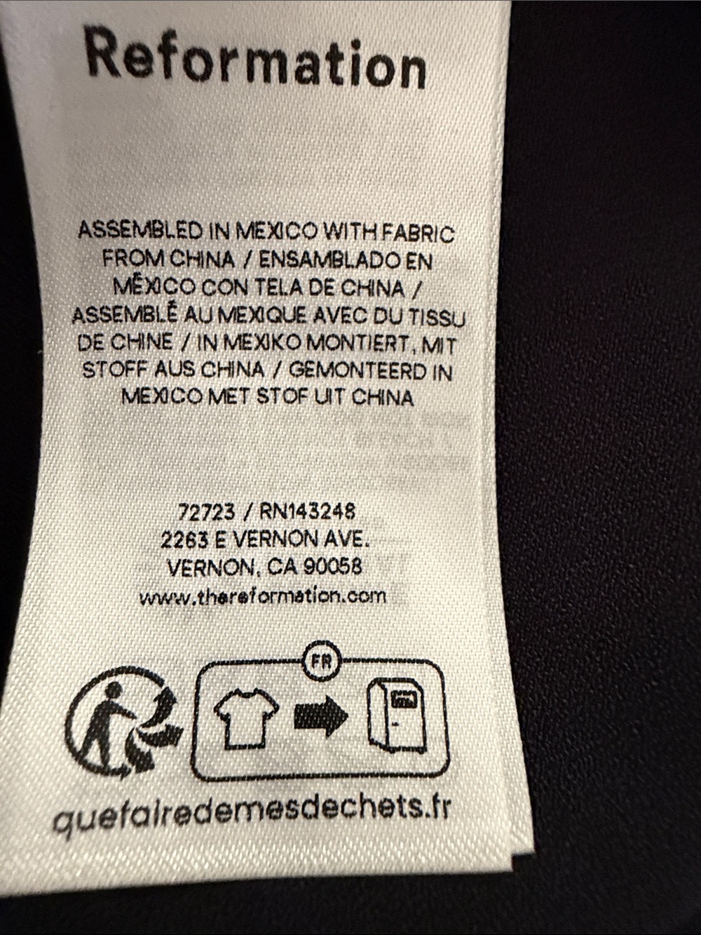 Reformation New black Vea Maxi dress size 12 - Picture 6 of 10